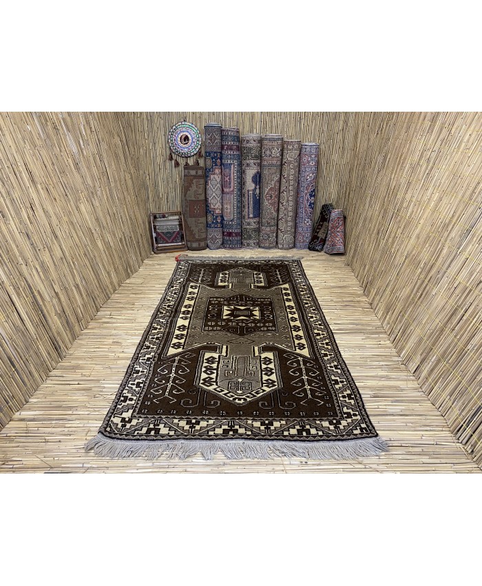 Sirvan Nomadic Handmade Wool on Wool Carpet – FREE SHIPPING..!